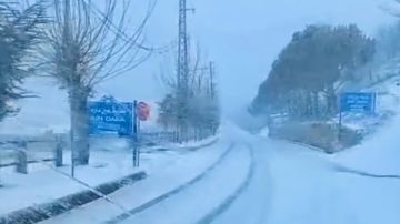 الثلوج تعرقل الحركة في الشوف وعاليه