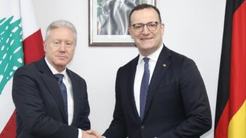 رجي بحث مع وفد برلماني ألماني في تعزيز التعاون ودعم لبنان