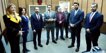 الوزير مرقص جال ووفد الوكالة التركية في اذاعة لبنان وتفقدا مشاريع التأهيل والتحضير لإطلاق بودكاست