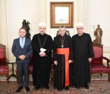 الراعي استقبل القنصل العام لجمهورية مالاوي وتسلم دعوة الى افطار مشيخة العقل