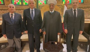 المفتي دريان استقبل وفد اللواء وتسلم من وفد القوات اللبنانية دعوة لإفطار معراب