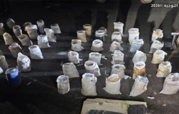 الجيش: عمليات دهم وتوقيف مواطنين وضبط كمية كبيرة من المخدرات في منطقة بعلبك