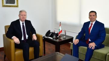 رجي بحث مع سفير كولومبيا في العلاقات الثنائية واستقبل سفير اسبانيا مودعا