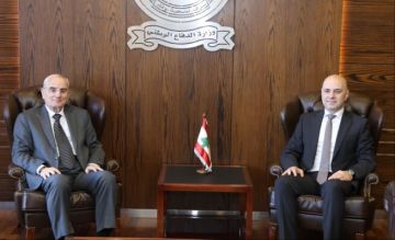 منسى بحث مع حاصباني المستجدات السياسية والاقتصادية