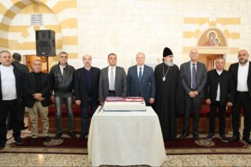 احتفال في الشويفات بيوم العامل الدبلوماسي الروسي وتكريم القنصل ألكسي كروغلوف بحضور السفير روداكوف