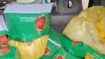 بالفيديو: معسل مهرب في سيارة