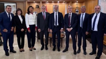 رسامني التقى الحاج حسن وناقش مع وفد فرنسي في التعاون بمشروع IMEC