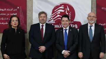 السيناتور أوليفيه كاديك يزور مقر وطن الإنسان ويلتقي افرام