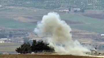 قصف مدفعي إسرائيلي على منطقة الخريبة الديسة في أطراف بلدة راشيا الفخار قصف مدفعي إسرائيلي على منطقة الخريبة الديسة في أطراف بلدة راشيا الفخار