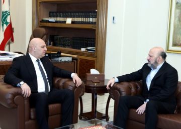 الرئيس عون استقبل الرياشي موفدا من جعجع وأطلعه على نتائج زيارة وفد القوات الى سوريا