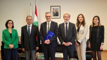 الصدي بحث مع وفد بنك الاستثمار الأوروبي دعم قطاع الصرف الصحي في لبنان