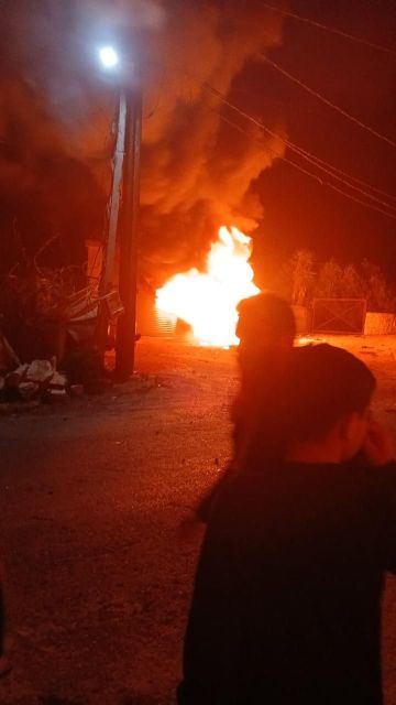 بالفيديو: غارة على بلدة طلوسة