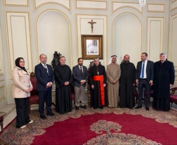 الراعي استقبل الأمين العام للأخوة الإنسانية لتعزيز الحوار والأخوة بين الشعوب الراعي استقبل الأمين العام للأخوة الإنسانية لتعزيز الحوار والأخوة بين الشعوب