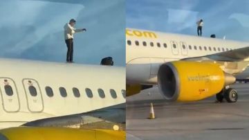 بالفيديو: وصلة رقص على سطح الطائرة!