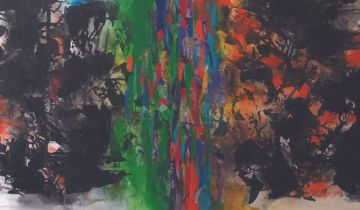 توتر جدلي بين الأفقي والعامودي في أعمال الفنان غسان غايب