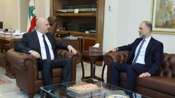 عون بحث مع رسامني في تأهيل طريق ضهر البيدر وملف مطار رينه معوض عون بحث مع رسامني في تأهيل طريق ضهر البيدر وملف مطار رينه معوض