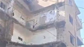 إنهيار جزئي لمبنى في طرابلس!