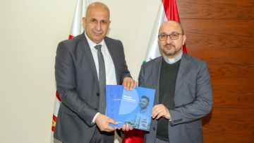 خريش وقع بروتوكول تعاون مع الجامعة الأنطونية واستقبل وفدا من دار الرعاية الماروني فرن الشباك