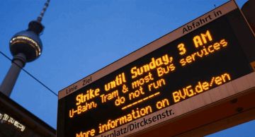 شلل في النقل العام بألمانيا إثر إضراب نقابة فيردي