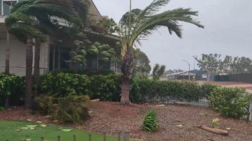 بالفيديو: إعصار ورياح قوية