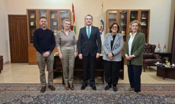 أبو جوده بحث مع سفيرة الاتحاد الأوروبي في تعزيز التعاون مع محافظة البقاع