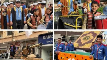 كشافة الإمام المهدي نظمت مسيرة استقبال شهر رمضان المبارك في الغازية