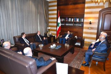 الحريري استقبل بو صعب وكنعان وأبي رميا وعون