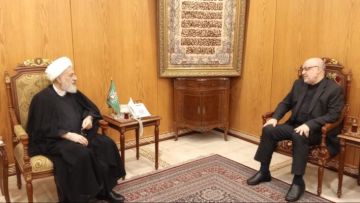 الخطيب استقبل السفير الايراني في زيارة وداعية