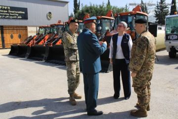 حفل تسلم آليات حفر هبة من الاتحاد الأوروبي للجيش حفل تسلم آليات حفر هبة من الاتحاد الأوروبي للجيش