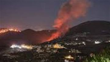 عاجل غارات تستهدف جرد بوداي في قضاء بعلبك