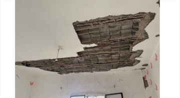 حالا من الهلع سقوط أجزاء من سقف منزل في برقايل العكارية حالا من الهلع سقوط أجزاء من سقف منزل في برقايل العكارية