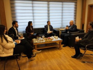 حيدر التقى وفدا من البنك الدولي وترأس الاجتماع الدوري للجنة مكافحة عمل الأطفال