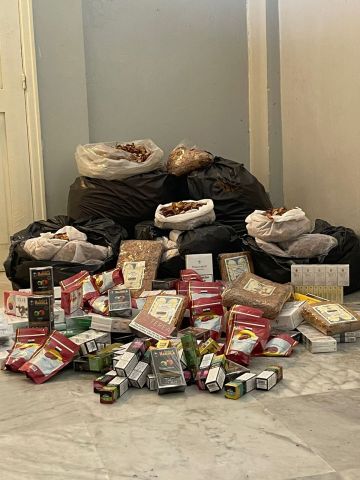 جمارك الشمال تضبط كمية كبيرة من المعسل والدخان والتنبك والـVIP المهرب