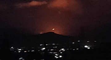 بالفيديو سلسلة غارات إسرائيلية على البقاع