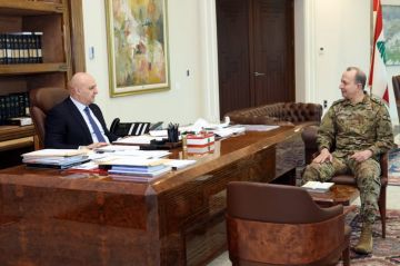 الرئيس عون إطلع من العماد هيكل على نتائج زيارته الى السعودية وألمانيا