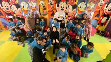 مستشفى دلاعة ومتوسطة الشهيد معروف سعد يرسمون البسمة على وجوه الأطفال في رمضان مستشفى دلاعة ومتوسطة الشهيد معروف سعد يرسمون البسمة على وجوه الأطفال في رمضان