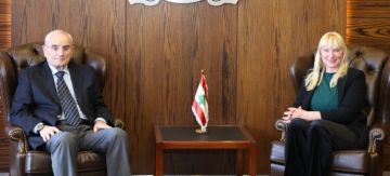 منسى بحث مع برلمانية ألمانية بتطبيق الـ1701 وخطة انتشار الجيش وأكد أهمية التواصل والتنسيق