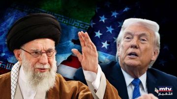 آية الله يجلس مع الشيطان الأكبر