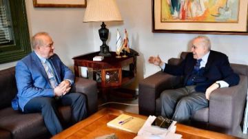 روداكوف زار سلامة وبحثا بالعلاقات الثقافية: نجاح مفاوضات أميركا وإيران سيكون مكسبا للمنطقة