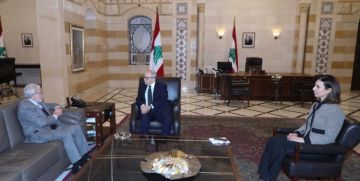 سلام بحث مع نظيره الفرنسي في التحضيرات لمؤتمر دعم الجيش في باريس واستقبل سفيري قطر وإسبانيا سلام بحث مع نظيره الفرنسي في التحضيرات لمؤتمر دعم الجيش في باريس واستقبل سفيري قطر وإسبانيا