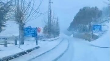 الثلوج عرقلت حركة السير في القرى الجبلية في المتن الأعلى