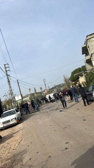 غارة من مسيرة إستهدفت سيارة رابيد عند أطراف بلدة الدوير