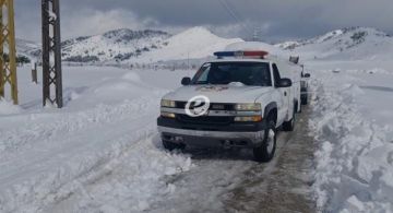 طريق ترشيش زحلة مقطوعة بسبب الجليد وطريق ضهر البيدر سالكة امام المركبات المجهزة بسلاسل معدنية