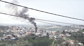 استهداف سيارة في يانوح استهداف سيارة في يانوح