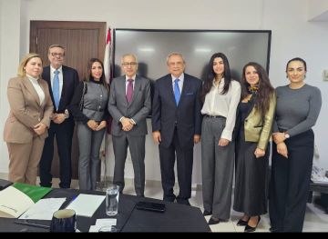 البساط يبحث مع حبيب دور مصرف الإسكان ودعم القروض الإسكانية