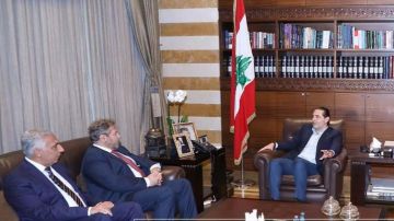 الحريري بحث مع افرام وعبود في التطورات