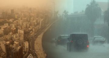 تقلبات جوية سريعة رياح وغبار تقلبات جوية سريعة رياح وغبار