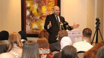 ناصر الدين في افتتاح مؤتمر بيروت الدولي لسرطان الثدي: نحضر لبرنامج متكامل للتشخيص على مدار كل العام ناصر الدين في افتتاح مؤتمر بيروت الدولي لسرطان الثدي: نحضر لبرنامج متكامل للتشخيص على مدار كل العام