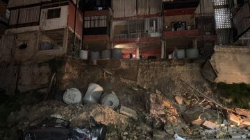 بالفيديو: إخلاء مبنى سكني مهدد بالانهيار في الشويفات