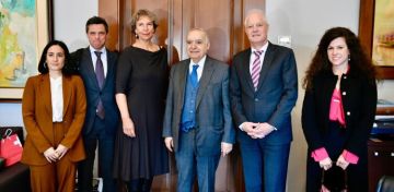 سفيرة سويسرا ووفد من خارجية بلادها زاروا سلامة: من أولوياتنا تعزيز السلام بالمجتمع اللبناني